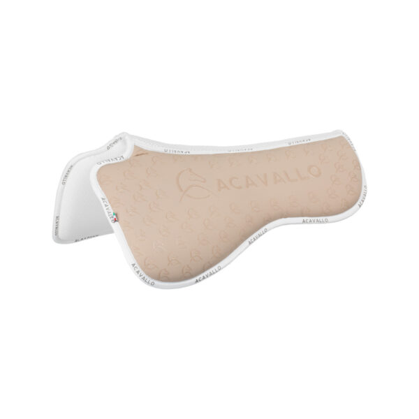 SPINE FREE LYCRA & MEMORY FOAM 1/2 PAD DRESSAGE W/SILICON GRIP & BAMBOO