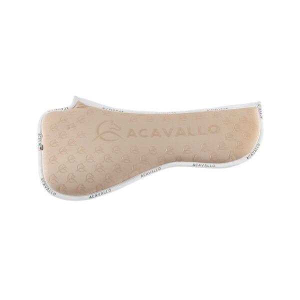 SPINE FREE LYCRA & MEMORY FOAM 1/2 PAD DRESSAGE W/SILICON GRIP & BAMBOO