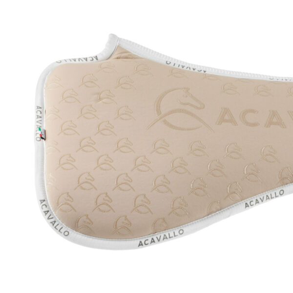 SPINE FREE LYCRA & MEMORY FOAM 1/2 PAD DRESSAGE W/SILICON GRIP & BAMBOO
