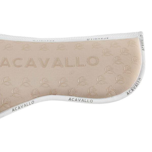 SPINE FREE LYCRA & MEMORY FOAM 1/2 PAD DRESSAGE W/SILICON GRIP & BAMBOO
