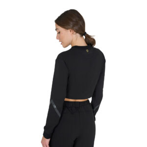 WOMEN'S CROPPED ROUNDNECK SWEATSHIRT
