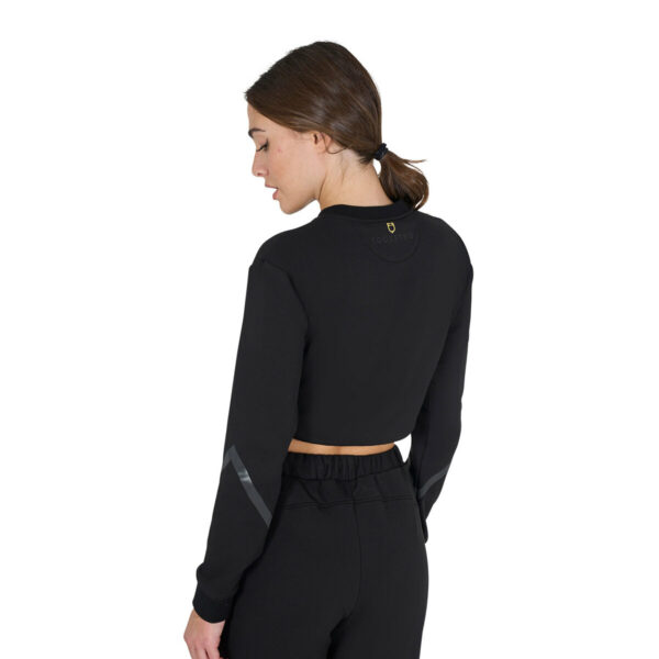WOMEN'S CROPPED ROUNDNECK SWEATSHIRT