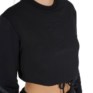 WOMEN'S CROPPED ROUNDNECK SWEATSHIRT