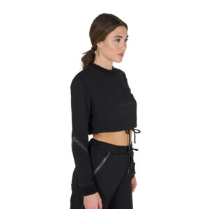 WOMEN'S CROPPED ROUNDNECK SWEATSHIRT