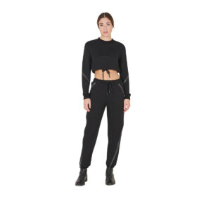 WOMEN'S CROPPED ROUNDNECK SWEATSHIRT