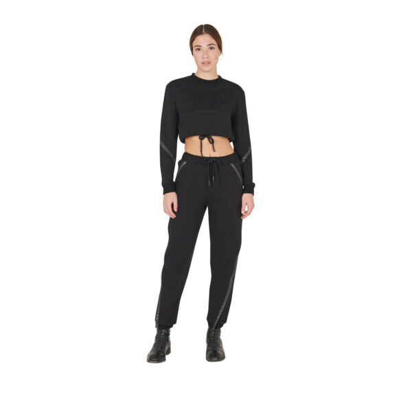 WOMEN'S CROPPED ROUNDNECK SWEATSHIRT