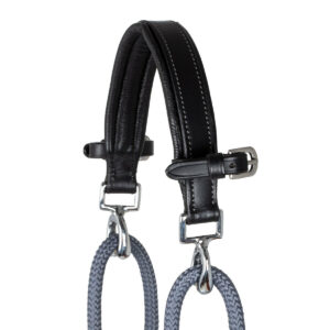 ITALIAN LEATHER AND ROUND NYLON CHAMBON
