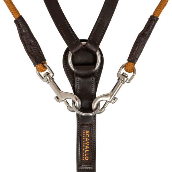 ITALIAN LEATHER AND ROUND NYLON CHAMBON