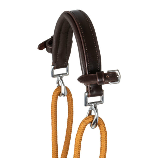 ITALIAN LEATHER AND ROUND NYLON CHAMBON