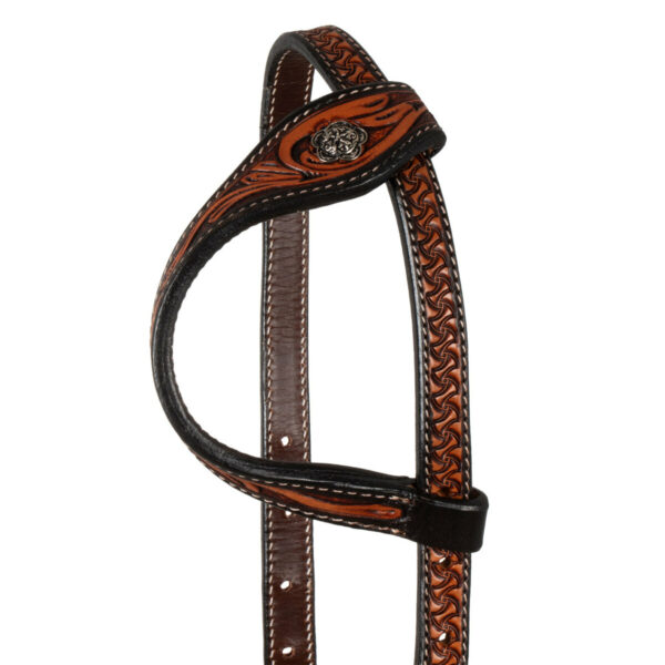FLORAL ONE EAR WESTERN BRIDLE