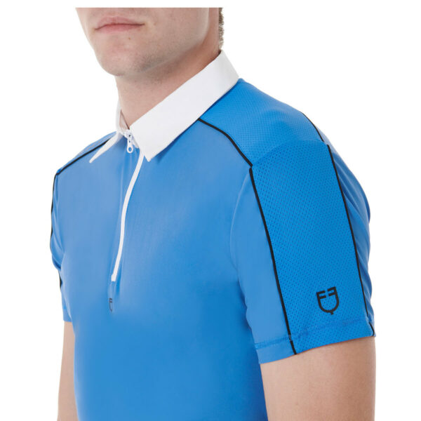 MEN'S COMPETITION POLO SHIRT SS MESH TRIM