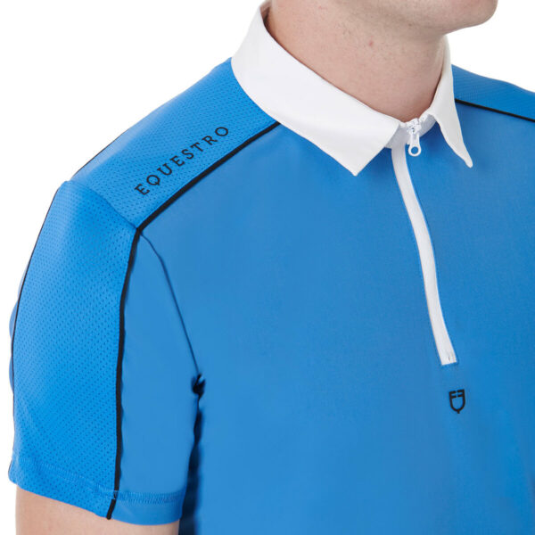 MEN'S COMPETITION POLO SHIRT SS MESH TRIM