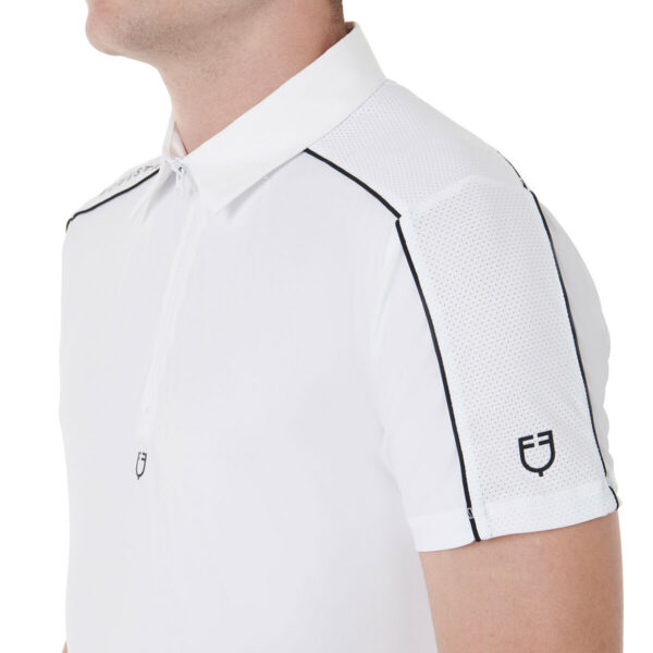 MEN'S COMPETITION POLO SHIRT SS MESH TRIM