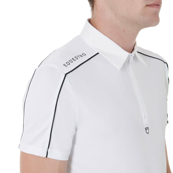 MEN'S COMPETITION POLO SHIRT SS MESH TRIM