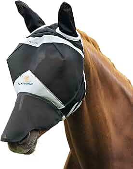 MASCHERA SHIRES ANTIMOSCHE FINE MESH FLY WITH NOSE