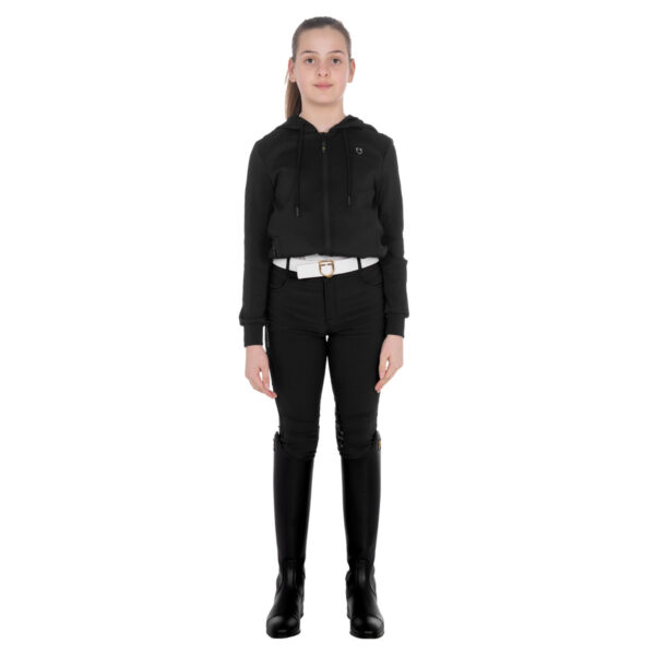 GIRLS' SCUBA CROPPED HOODIE