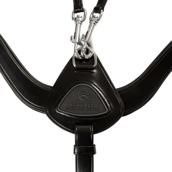 ANATOMICAL LEATHER 5 POINT ATTACHMENT BREASTPLATE