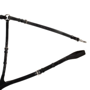 ANATOMICAL LEATHER 5 POINT ATTACHMENT BREASTPLATE