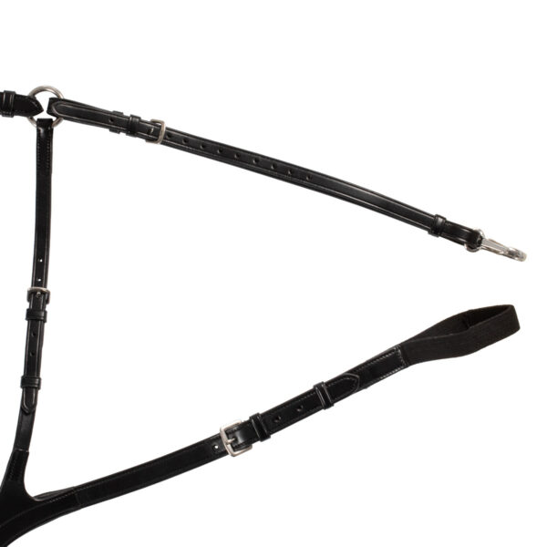 ANATOMICAL LEATHER 5 POINT ATTACHMENT BREASTPLATE