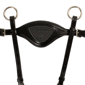 ANATOMICAL LEATHER 5 POINT ATTACHMENT BREASTPLATE