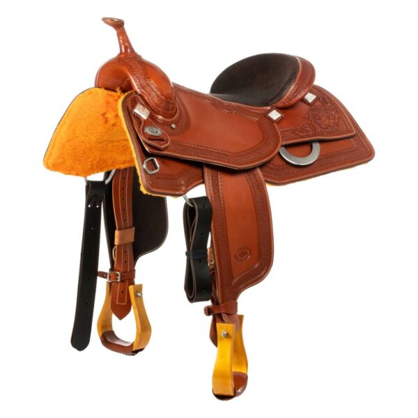 SELLA WESTWOOD CLASSIC CUTTING/TEAM PENNING QUILTED SEAT BORDER #64