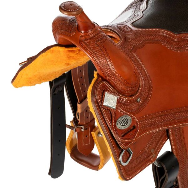 SELLA WESTWOOD CLASSIC CUTTING/TEAM PENNING QUILTED SEAT BORDER #64