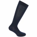 CALZINI EQUITHEME CON LOGO COLORE BLU MIS. 39-41