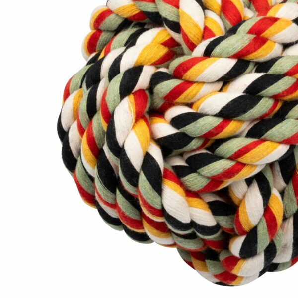 COLORED BALL KNOTTED 15 CM
