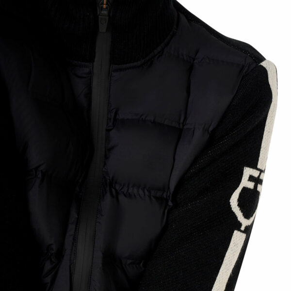 WOMEN'S FULL ZIP HYBRID NYLON+ KNIT JACKET