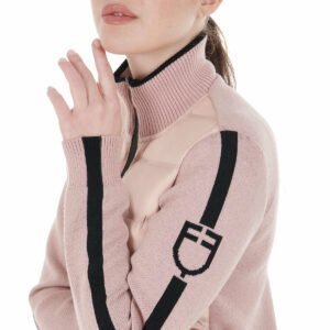 WOMEN'S FULL ZIP HYBRID NYLON+ KNIT JACKET