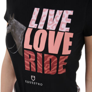 WOMEN'S LIVE LOVE RIDE COTTON T-SHIRT