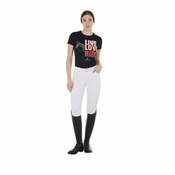 WOMEN'S LIVE LOVE RIDE COTTON T-SHIRT