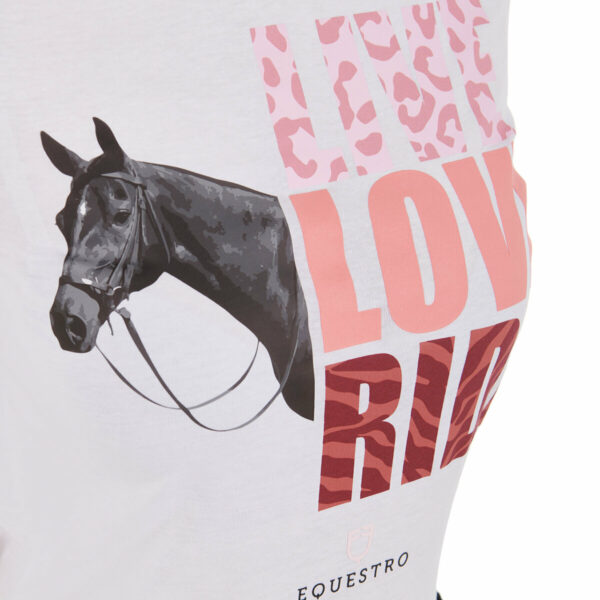 WOMEN'S LIVE LOVE RIDE COTTON T-SHIRT