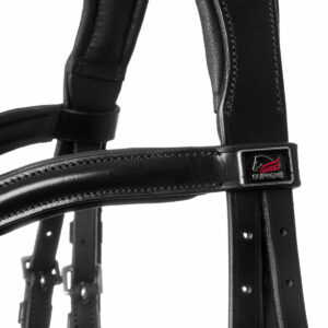 SNAFFLE BRIDLE WITH ANATOMIC CURVED SHAPED CROWN