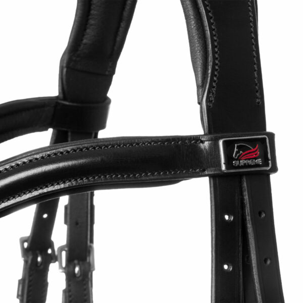 SNAFFLE BRIDLE WITH ANATOMIC CURVED SHAPED CROWN