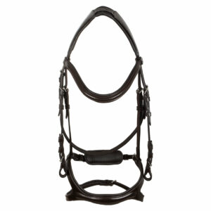 SNAFFLE BRIDLE WITH ANATOMIC CURVED SHAPED CROWN