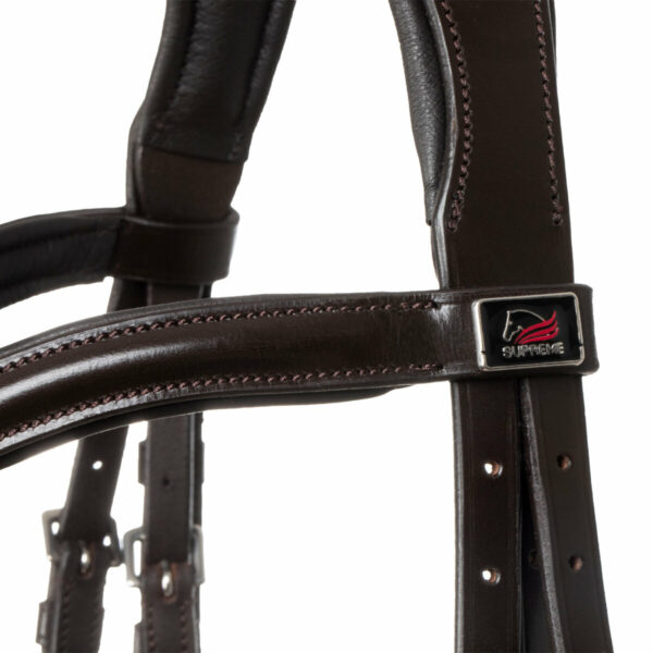 SNAFFLE BRIDLE WITH ANATOMIC CURVED SHAPED CROWN