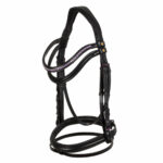 SOFT LEATHER BRIDLE VIOLET FITTING