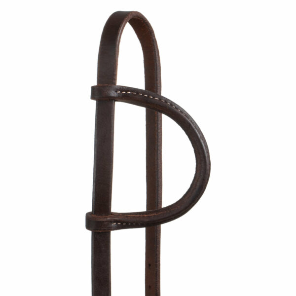 SINGLE BRASS BUCKLE ONE EAR WESTERN BRIDLE