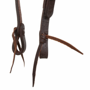 SINGLE BRASS BUCKLE ONE EAR WESTERN BRIDLE