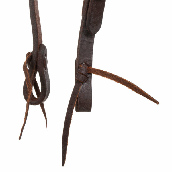 SINGLE BRASS BUCKLE ONE EAR WESTERN BRIDLE