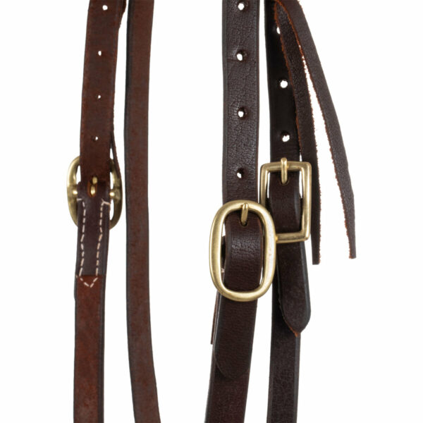 WESTERN TIE ENDS BROWBAND BRIDLE
