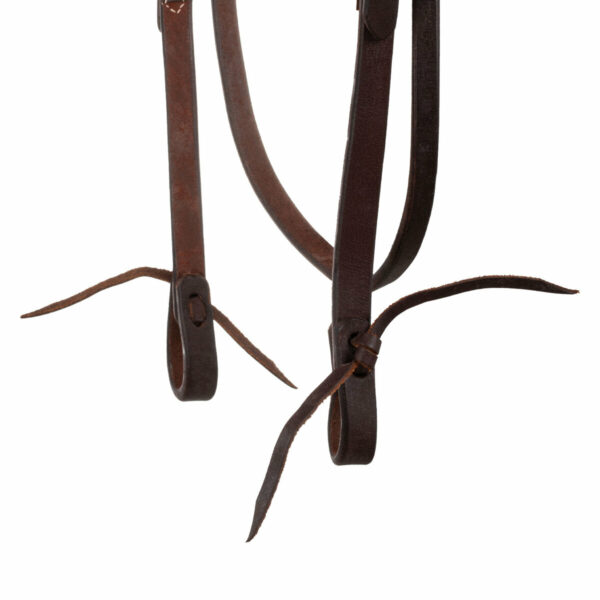 WESTERN TIE ENDS BROWBAND BRIDLE