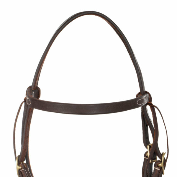 WESTERN TIE ENDS BROWBAND BRIDLE