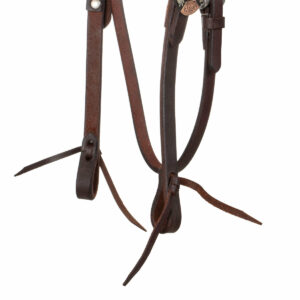 WESTERN FANCY GERMAN SILVER BUCKELS BRIDLE