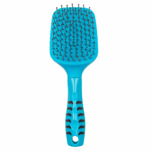 SPAZZOLA CODA E CRINIERA C/MANICO ERGONOMICO LIME, FUXIA , TURQUOISE