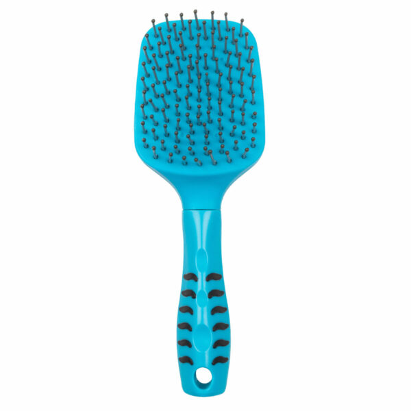 SPAZZOLA CODA E CRINIERA C/MANICO ERGONOMICO LIME, FUXIA , TURQUOISE