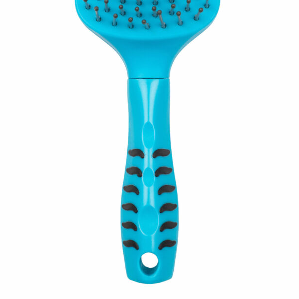 SPAZZOLA CODA E CRINIERA C/MANICO ERGONOMICO LIME, FUXIA , TURQUOISE
