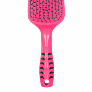 SPAZZOLA CODA E CRINIERA C/MANICO ERGONOMICO LIME, FUXIA , TURQUOISE