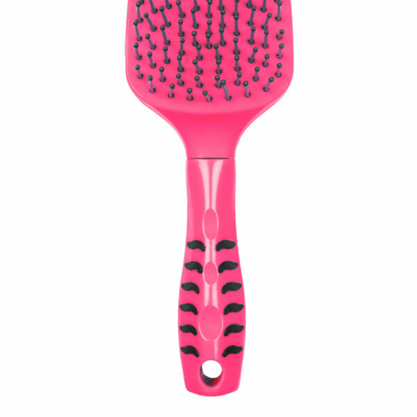 SPAZZOLA CODA E CRINIERA C/MANICO ERGONOMICO LIME, FUXIA , TURQUOISE